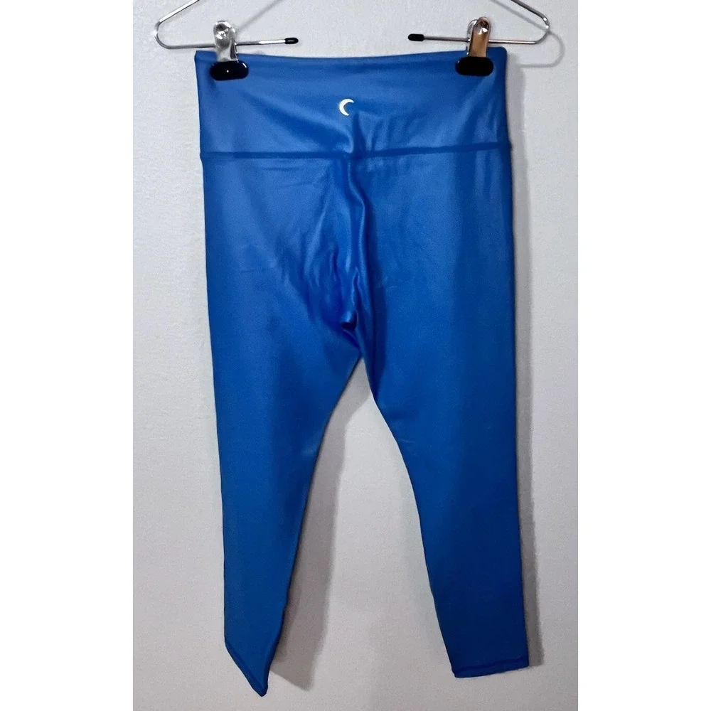 Zyia Active Ocean Metallic Light N Tight Hi Rise Leggings 7/8 Size 6-8‎ NWT